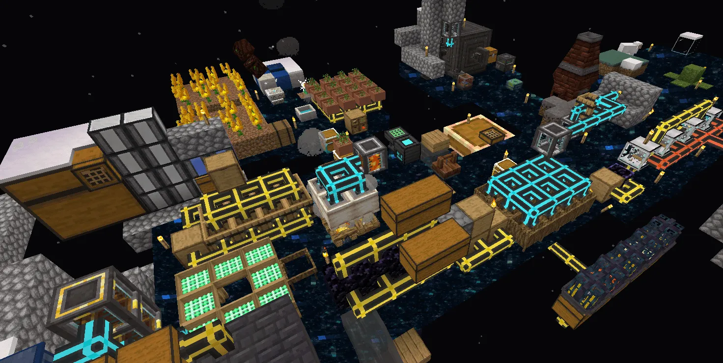 Sandbox in a Vacuum I SiaV, Модпаки, Minecraft