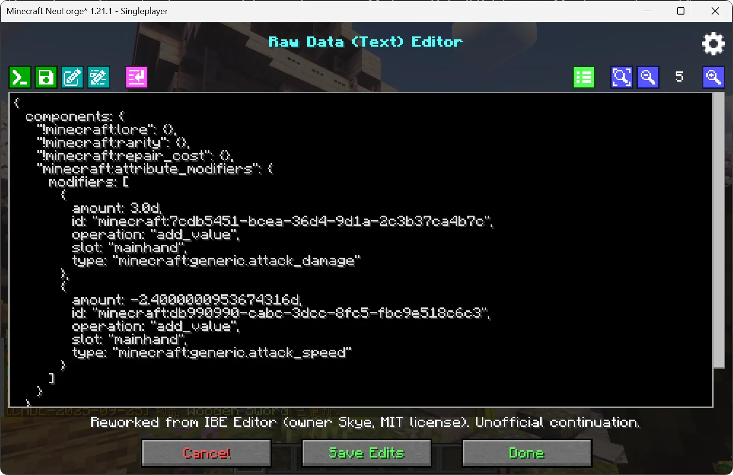[CADE]CAD Editor, Моды, Minecraft