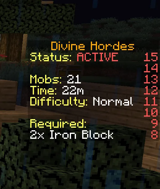 Divine Hordes — скриншот 5 (Плагины, Minecraft)