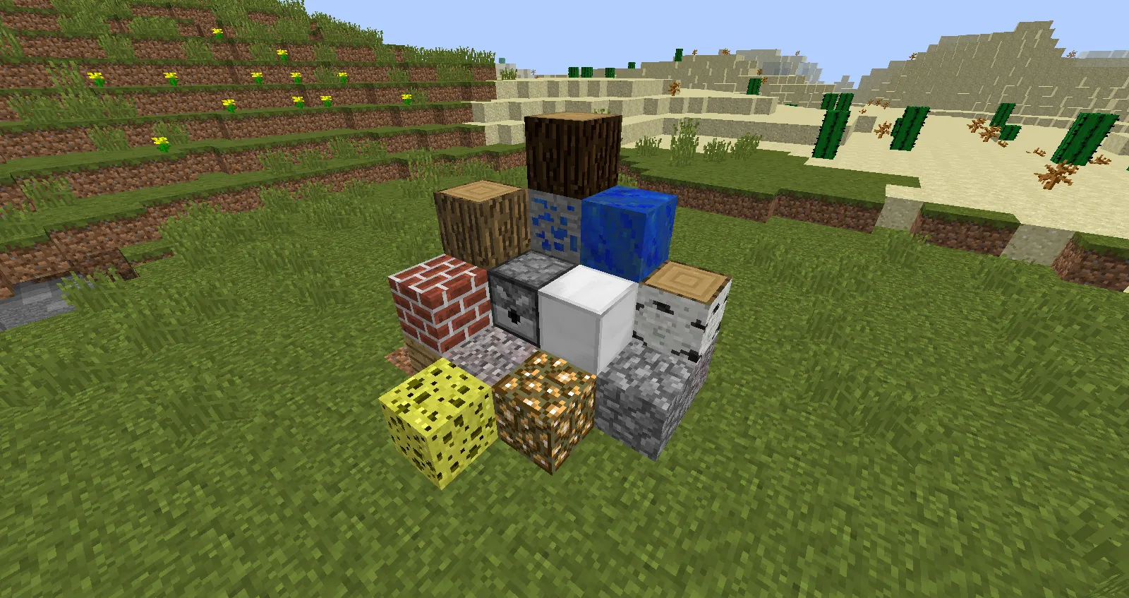 New Beta, Текстуры, Minecraft