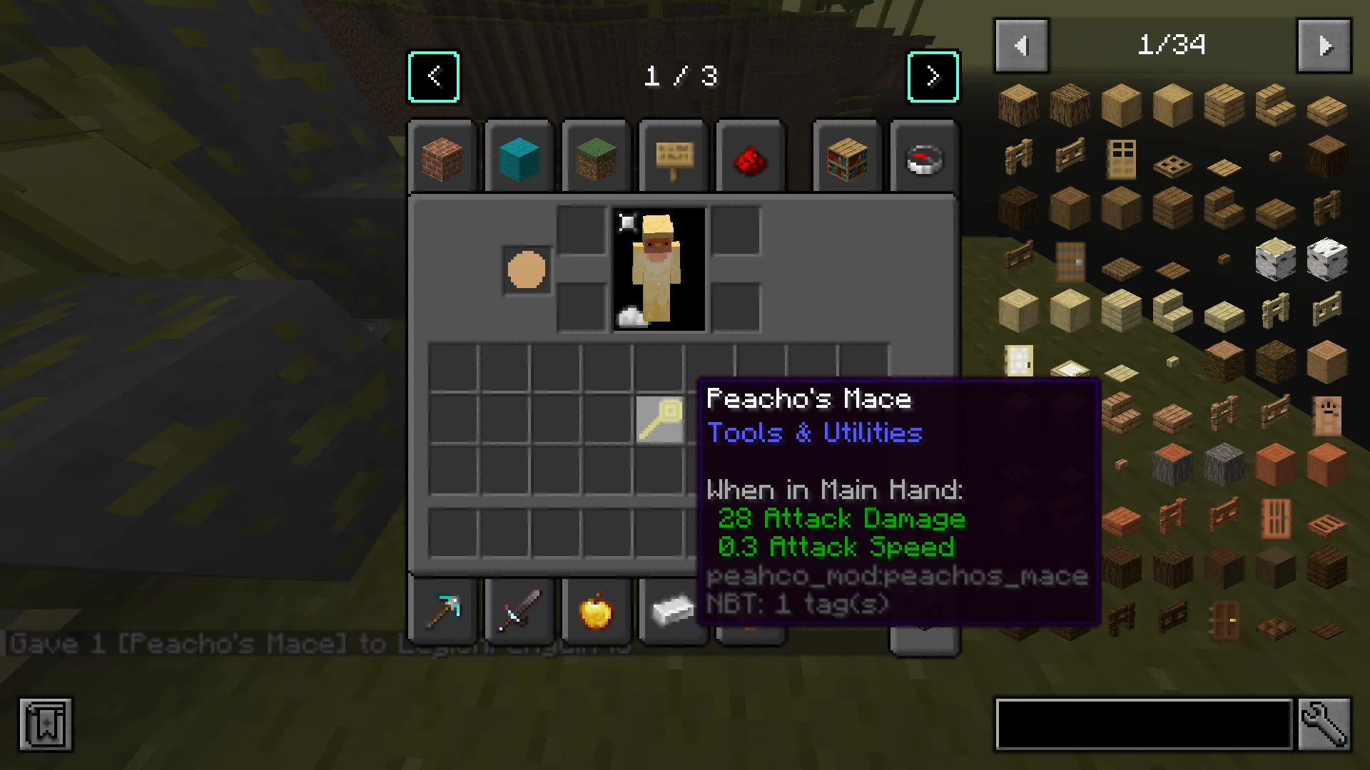 Peacholicious Additions, Моды, Minecraft