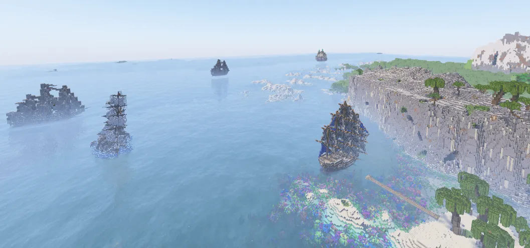 TaterLands - Treasure Island Survival 3096x3096 — скриншот 1 (Карты, Minecraft)