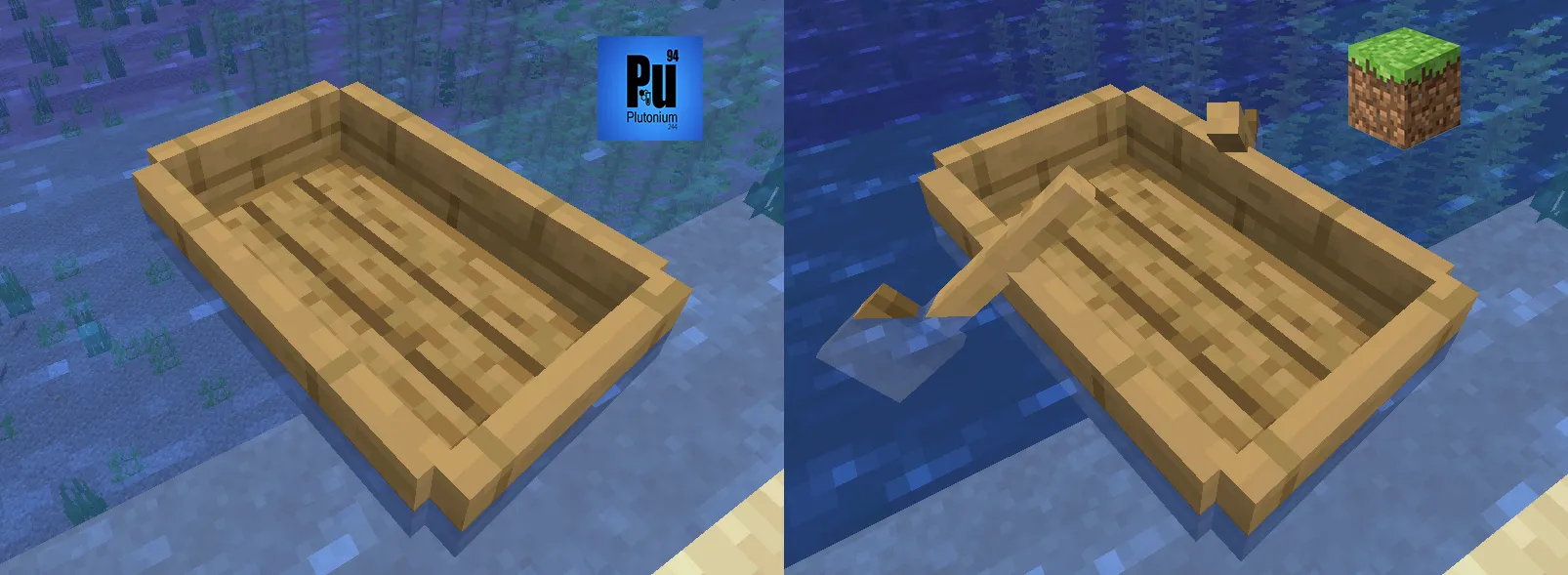 Plutonium, Текстуры, Minecraft