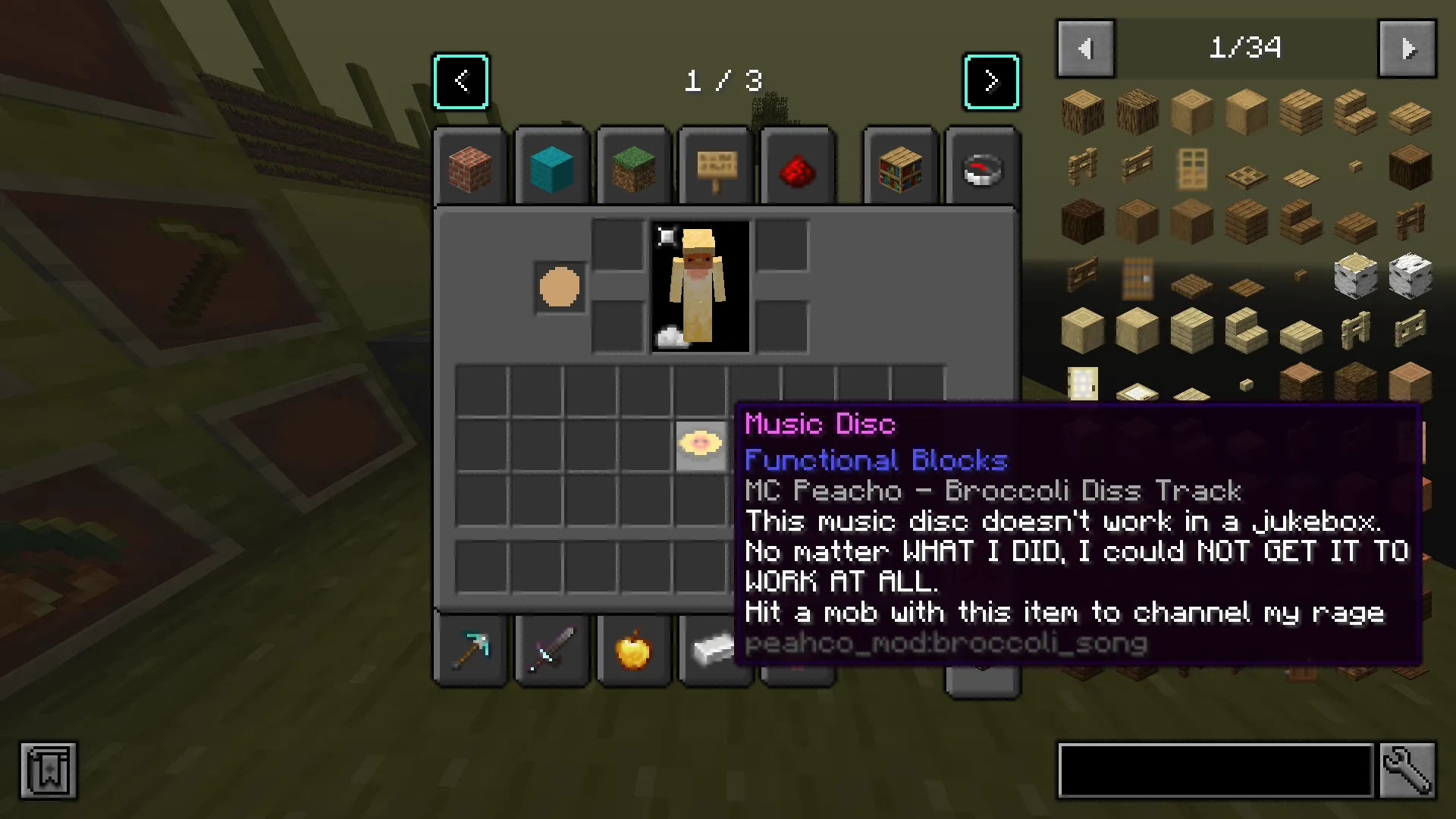 Peacholicious Additions, Моды, Minecraft