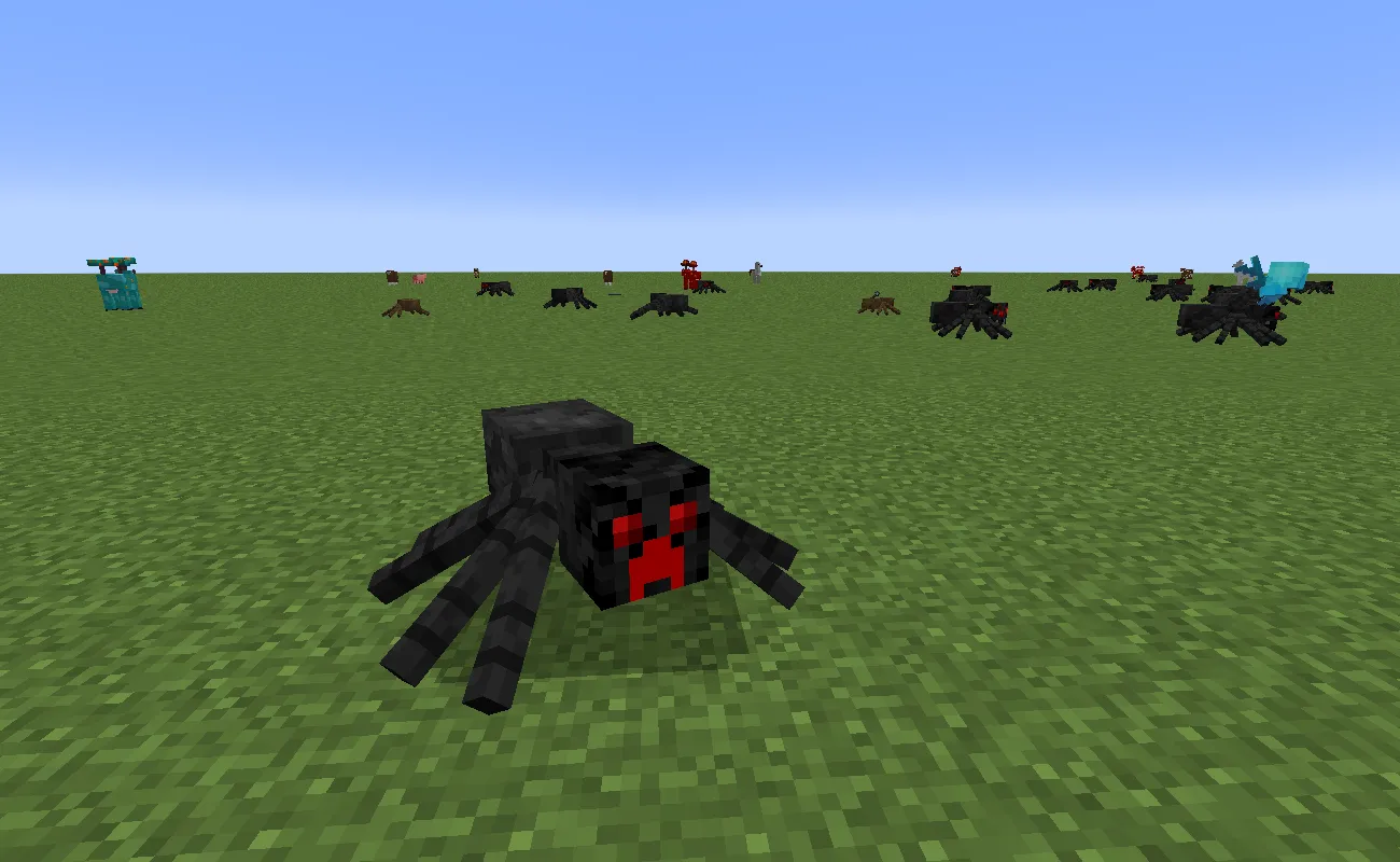 Strider Variants and Better Spiders — скриншот 4 (Текстуры, Minecraft)