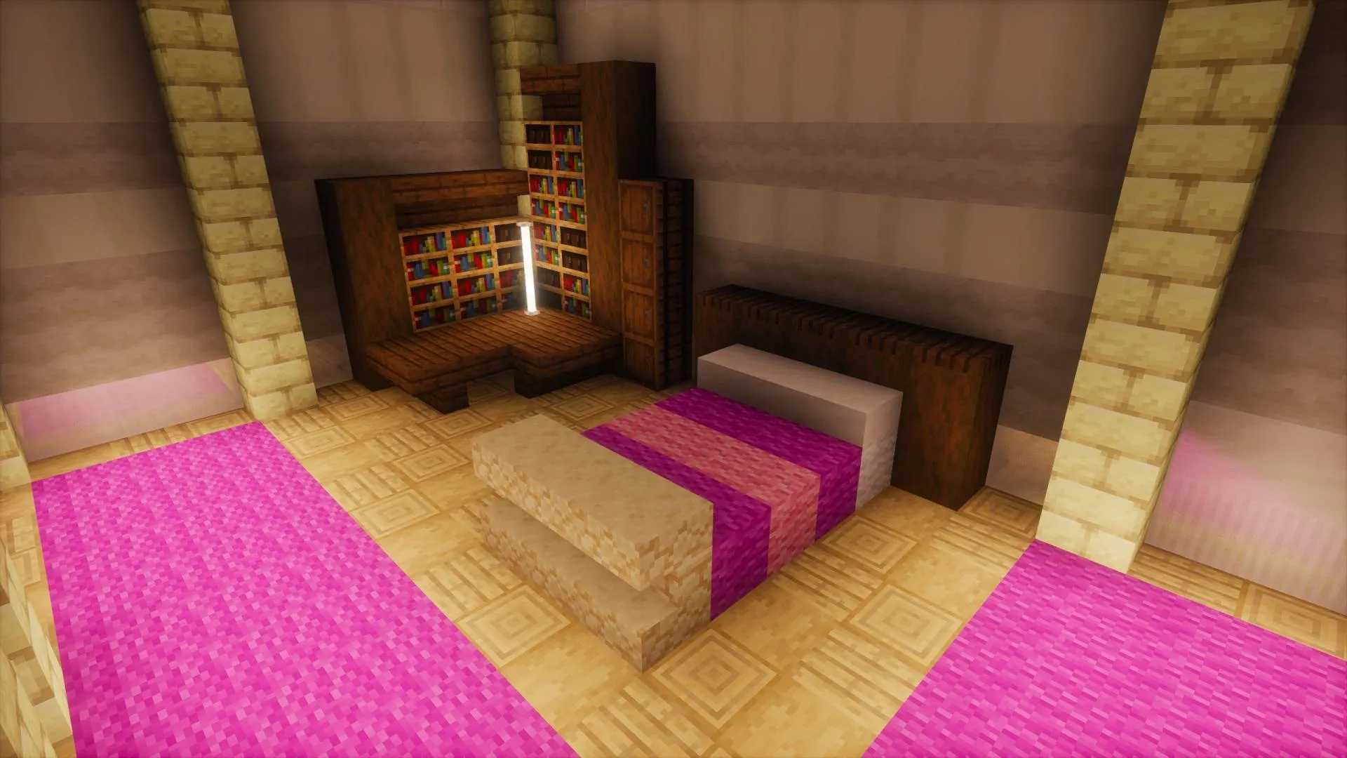 Pink Castle - Survival Spawn, Карты, Minecraft