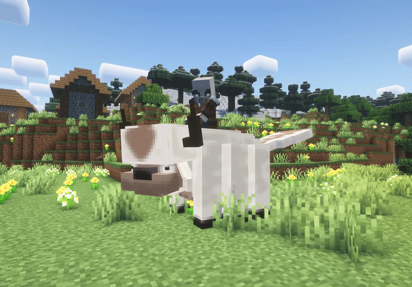 Appa from Avatar as ravager  — скриншот 1 (Текстуры, Minecraft)