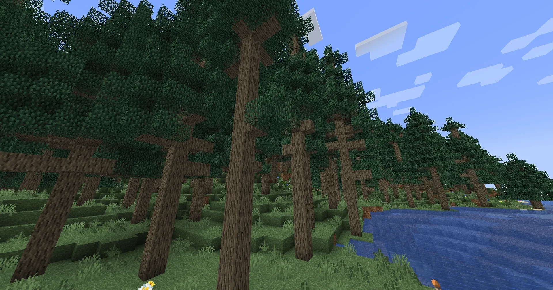 Dynamic Trees in BlueMap — скриншот 1 (Текстуры, Minecraft)
