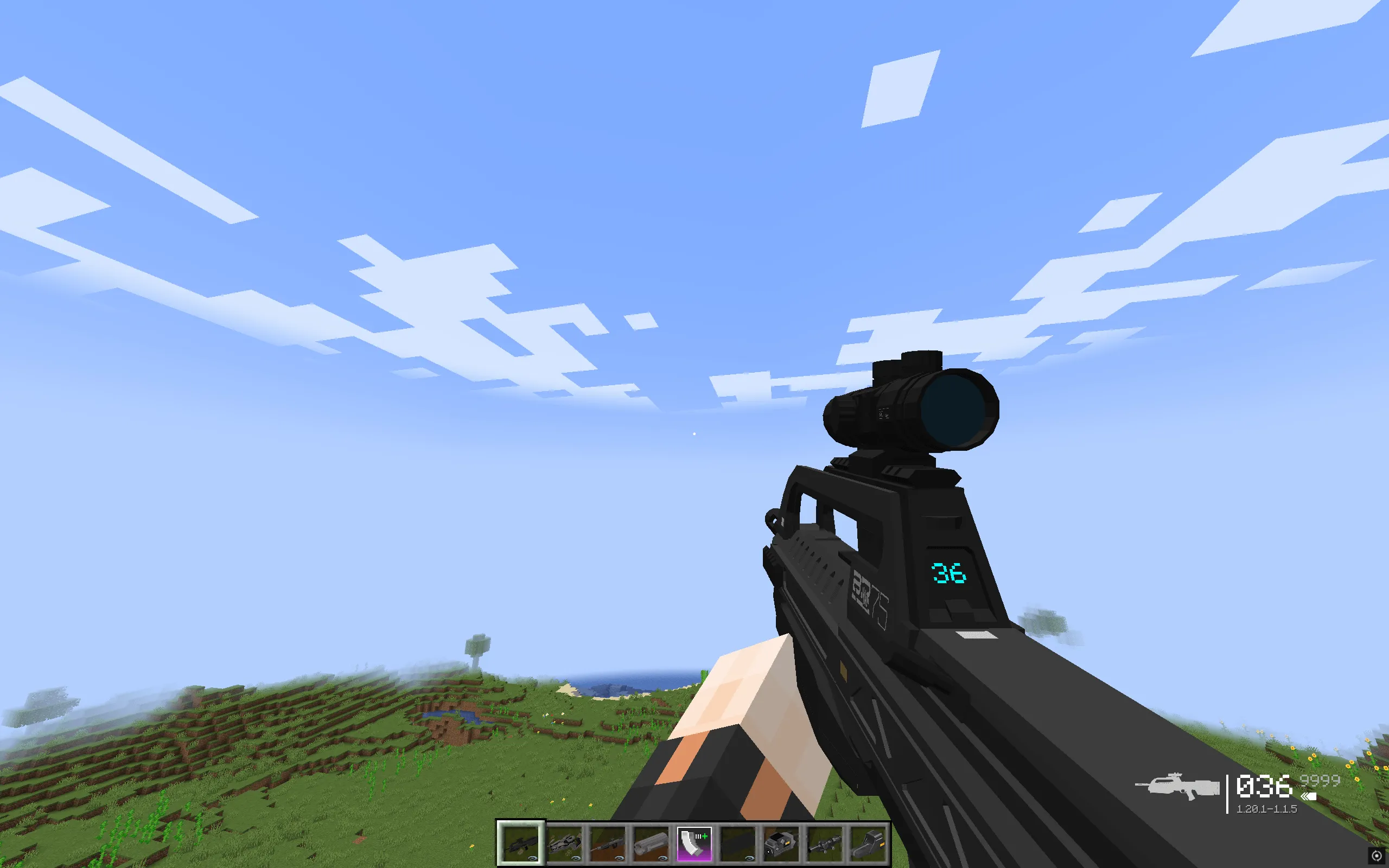 [TACZ]Halo Weapon Pack for TACZ — скриншот 2 (Кастомизации, Minecraft)