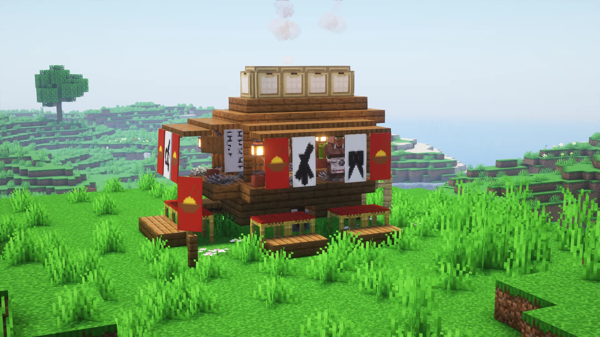 Asian food cart — скриншот 4 (Моды, Minecraft)