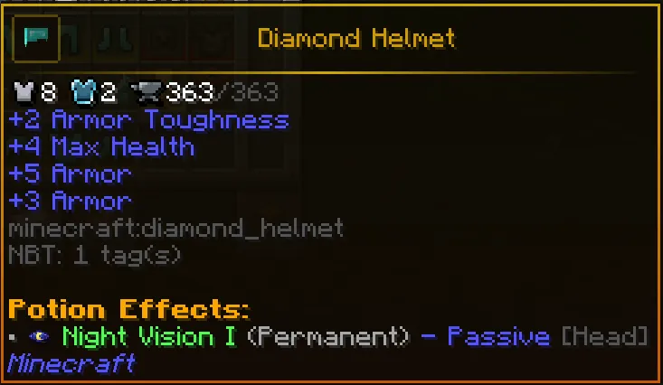 Potion Effects Set, Моды, Minecraft