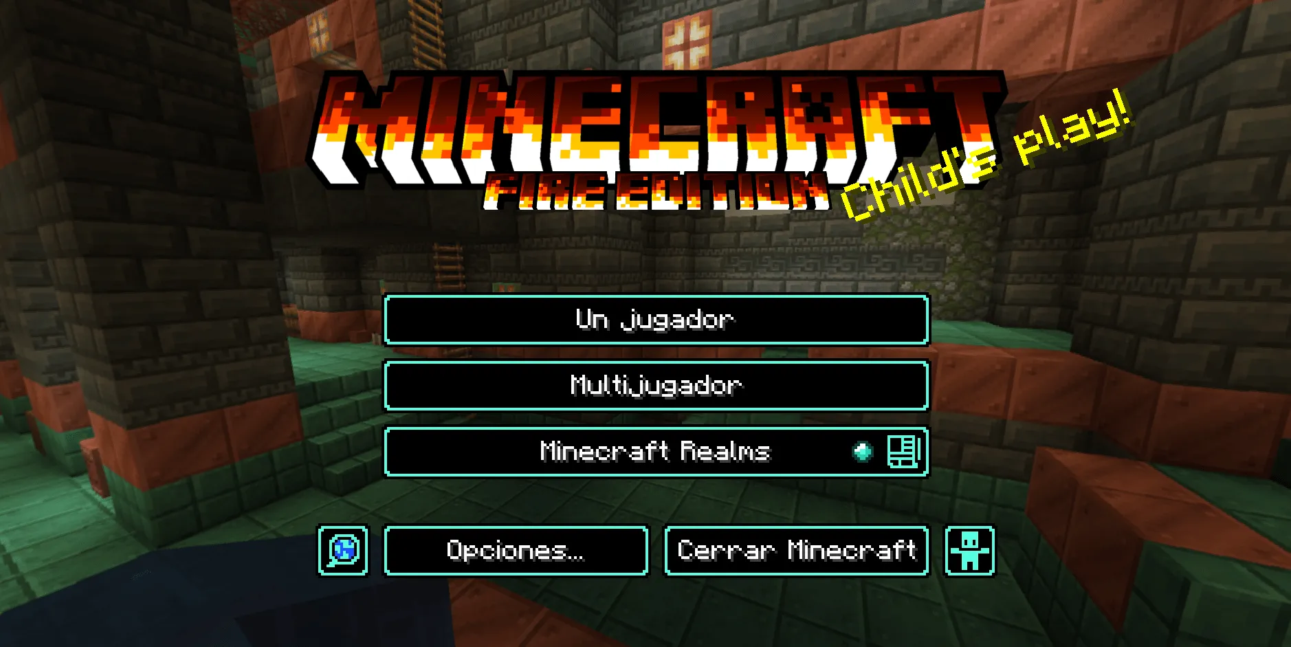  Title Fire Edition — скриншот 2 (Текстуры, Minecraft)