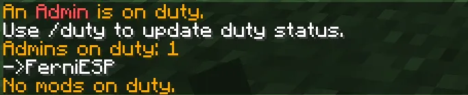 SkyAdminDuty — скриншот 3 (Плагины, Minecraft)