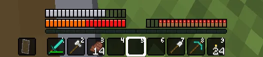 No. 90's Custom HUD — скриншот 2 (Текстуры, Minecraft)