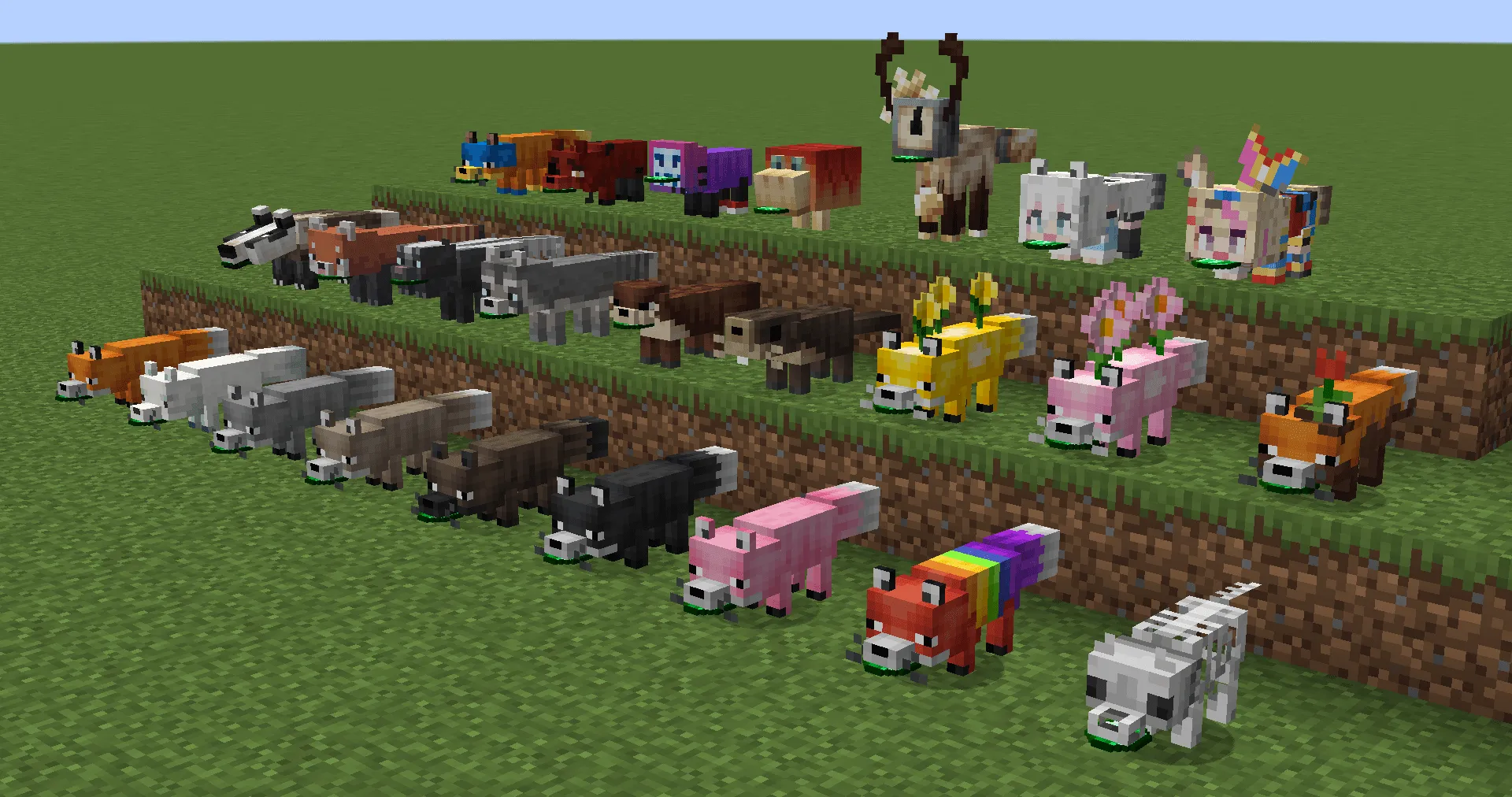Assorted Foxes — скриншот 3 (Текстуры, Minecraft)