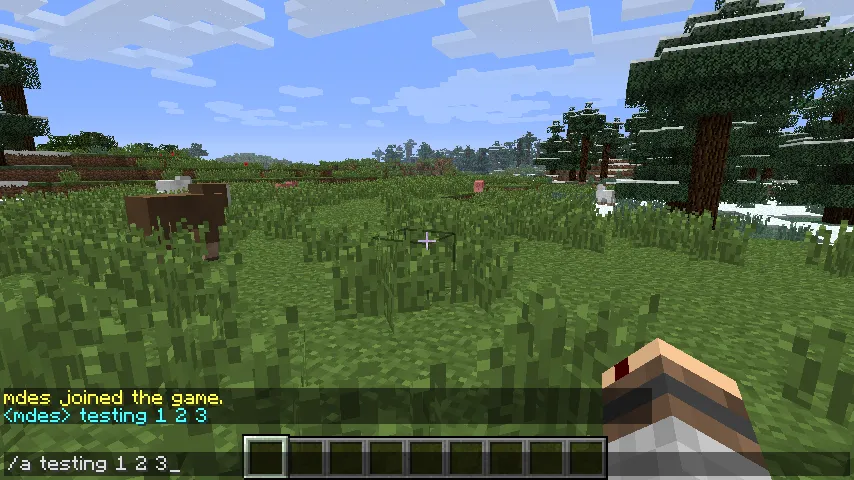 AChatx — скриншот 1 (Плагины, Minecraft)