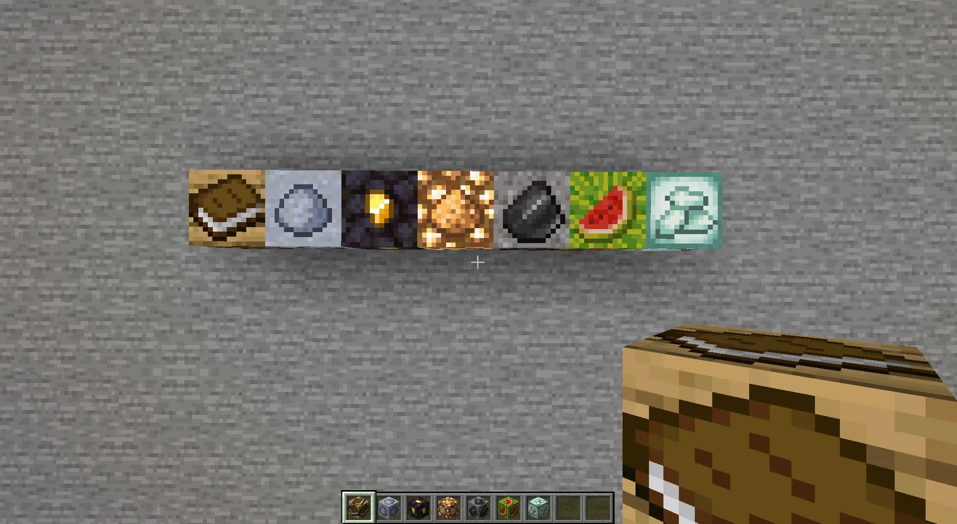 Items on Blocks, Текстуры, Minecraft