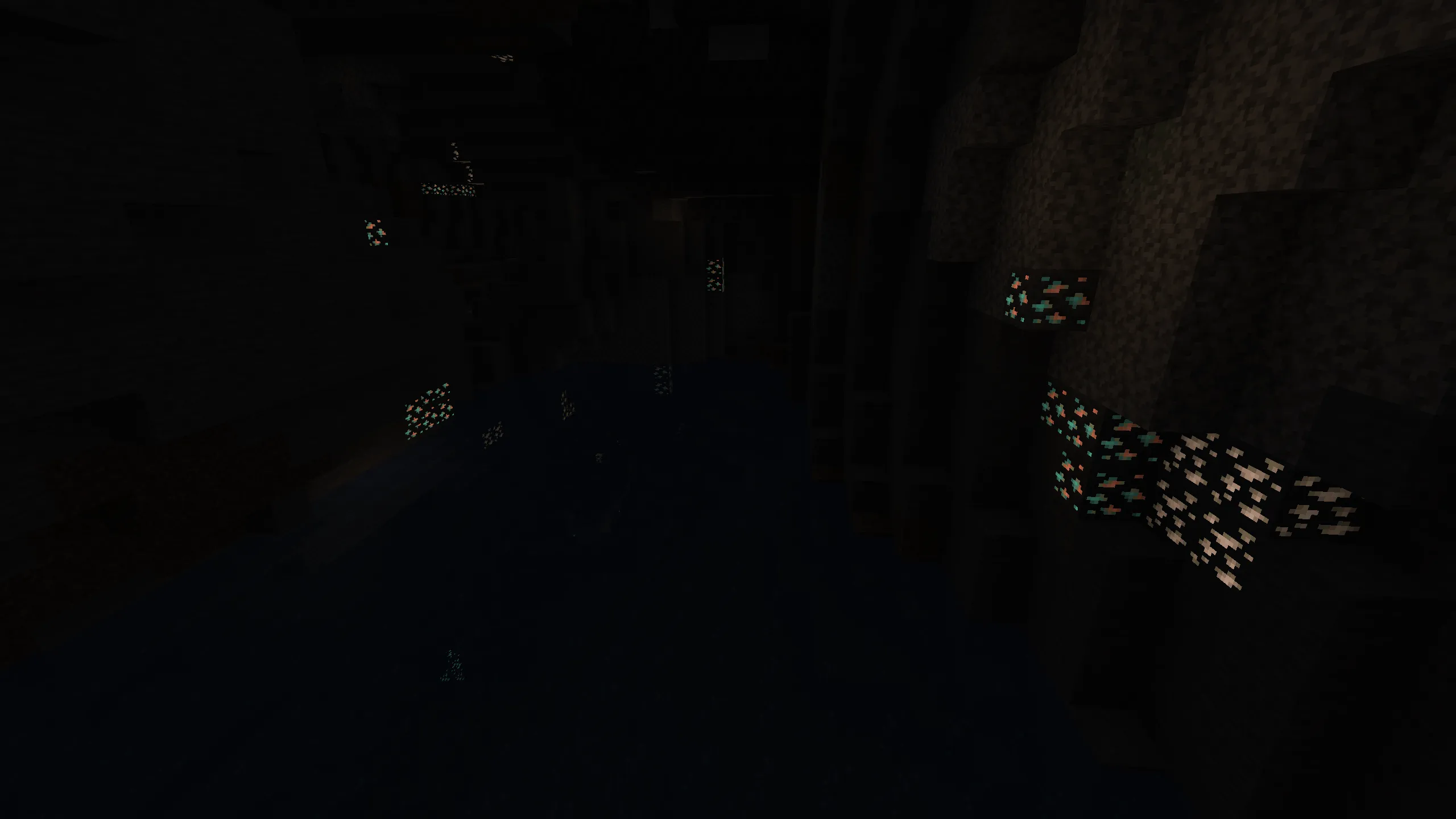 Vanilla Emissive Ores [Sodium] — скриншот 1 (Текстуры, Minecraft)