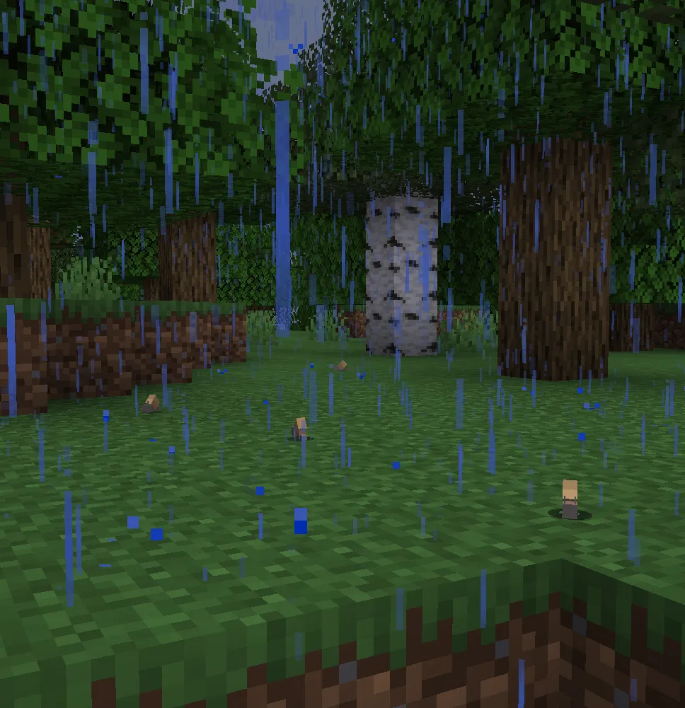 Nature and Rain — скриншот 5 (Моды, Minecraft)