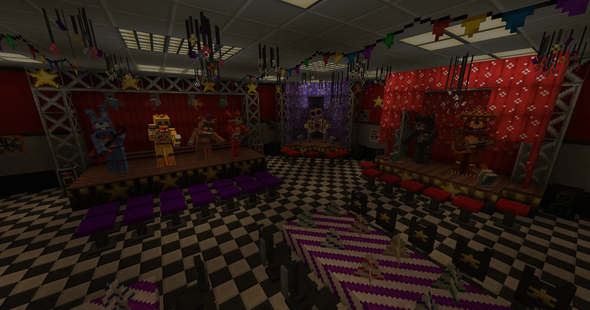 Fazbear's Pizza World! — скриншот 3 (Карты, Minecraft)