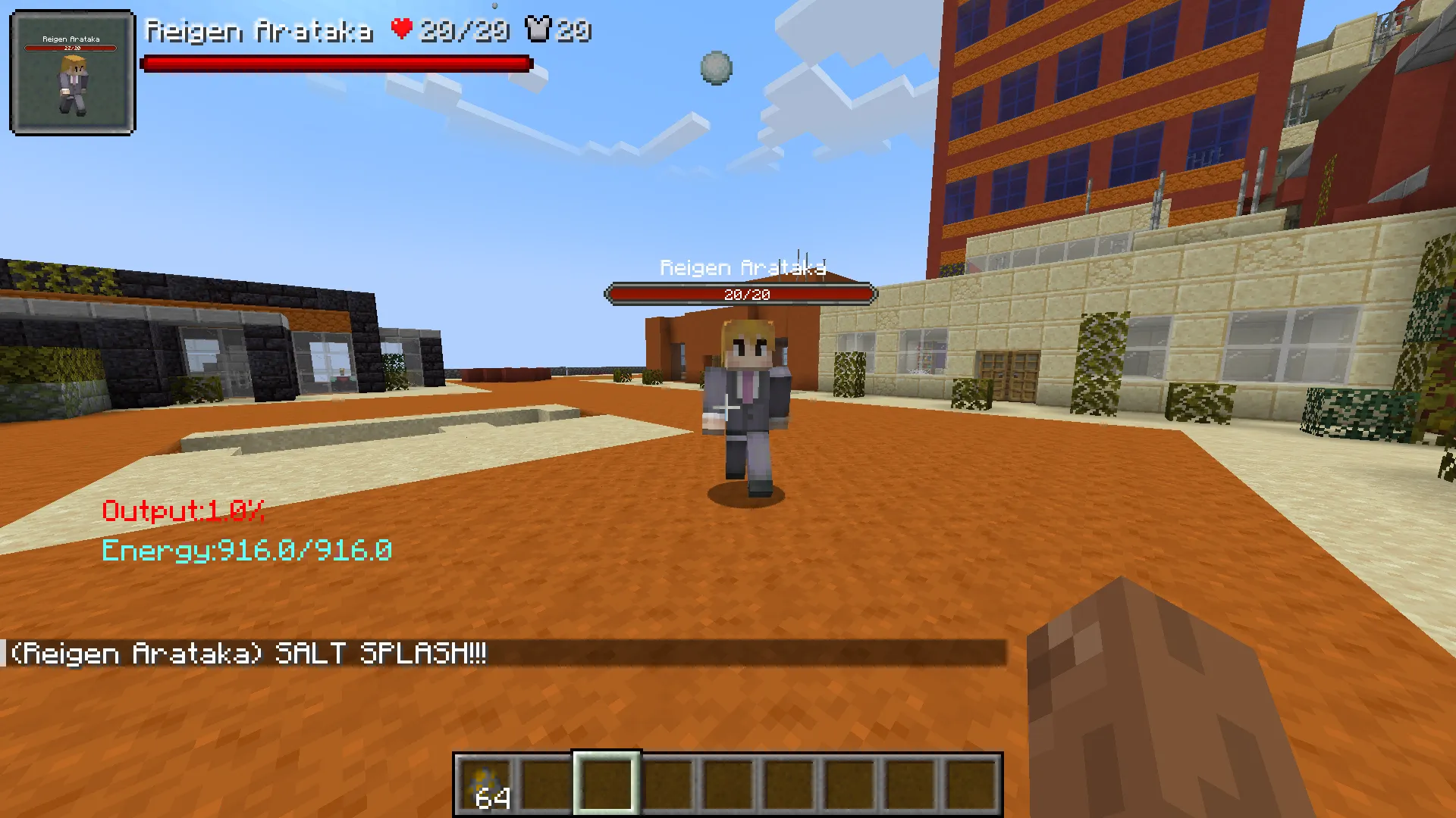 Mob Psycho 100, Моды, Minecraft