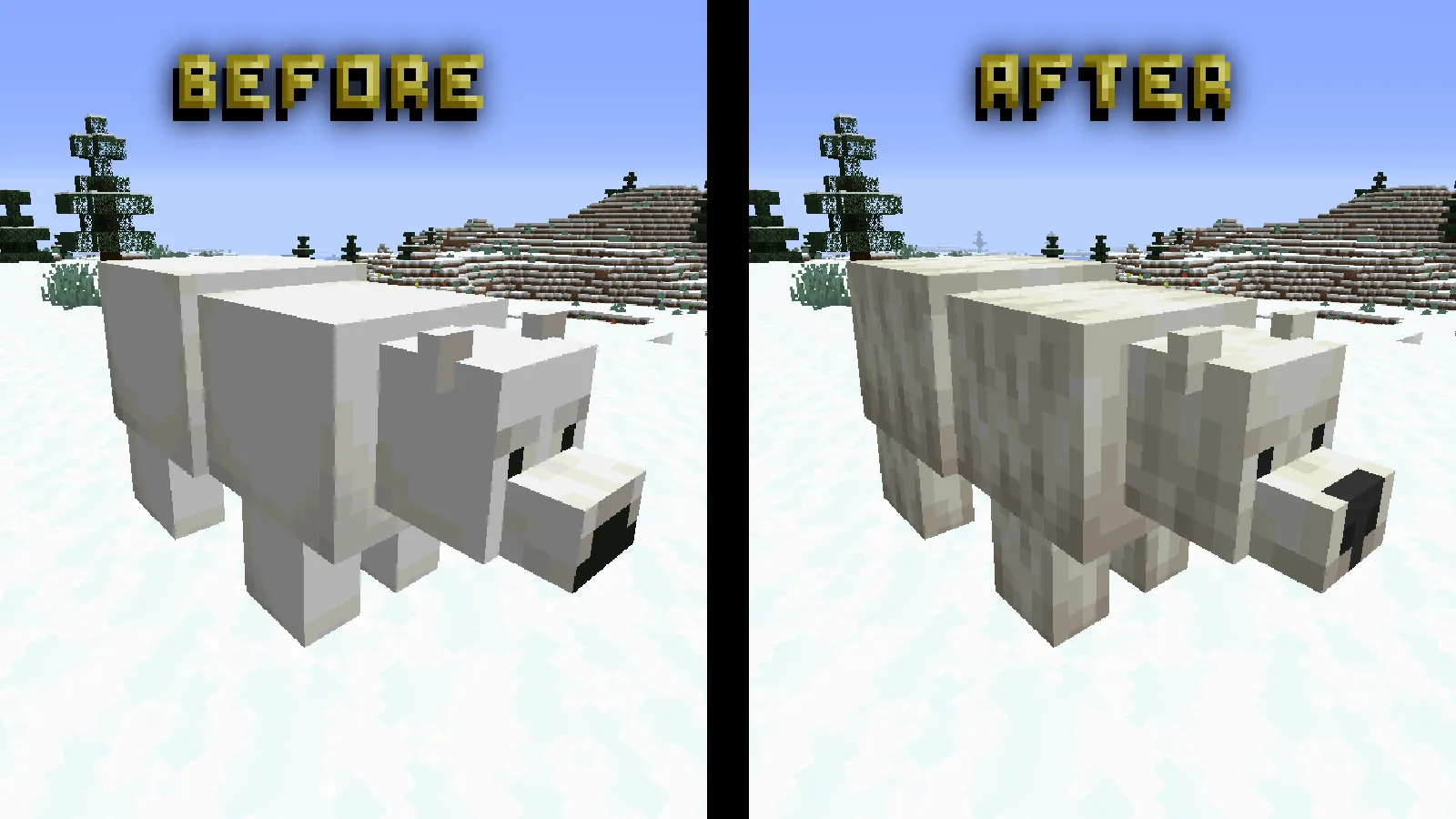 Warm Polar Bear — скриншот 2 (Текстуры, Minecraft)