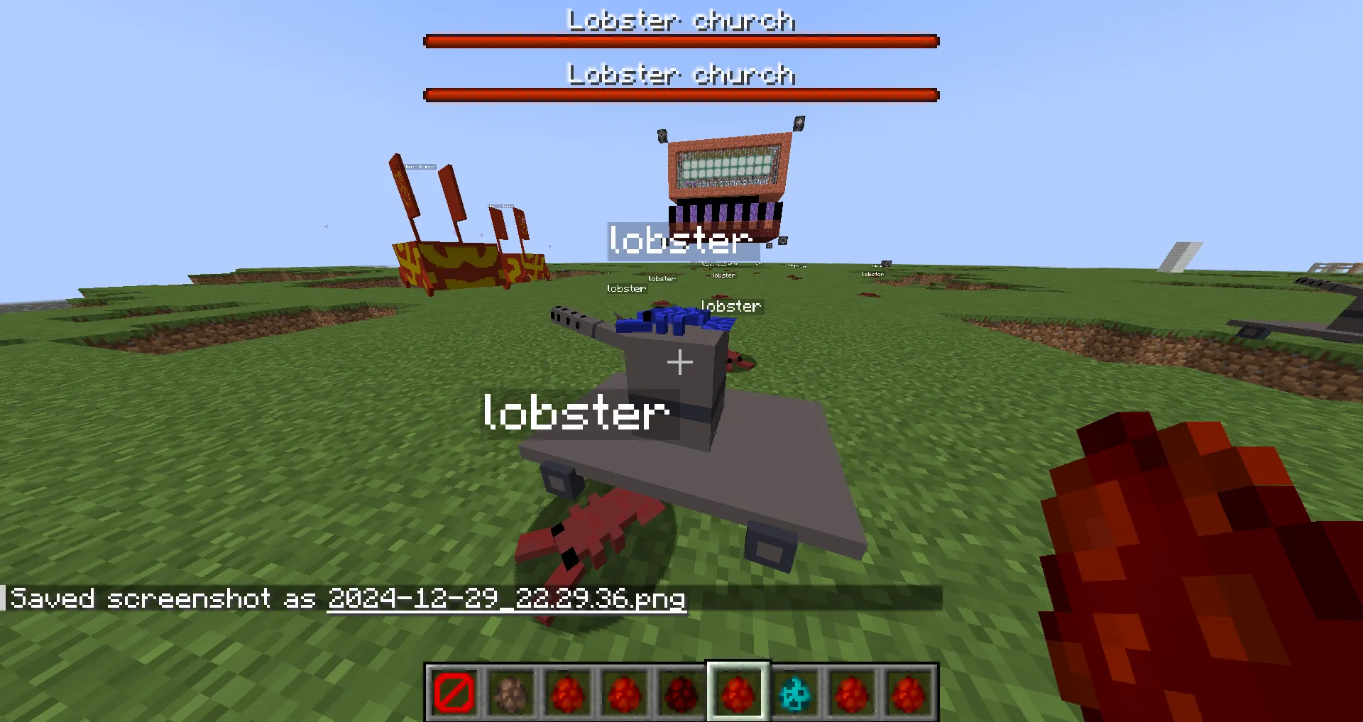 lobster infestation — скриншот 4 (Моды, Minecraft)