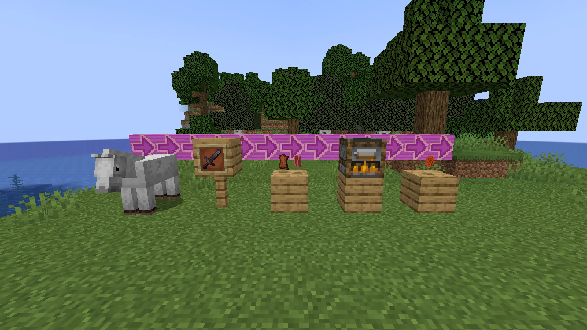 Horse Meat (forge / fabric) — скриншот 2 (Моды, Minecraft)