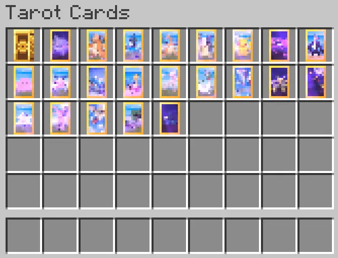 Poké-Tarot — скриншот 1 (Текстуры, Minecraft)