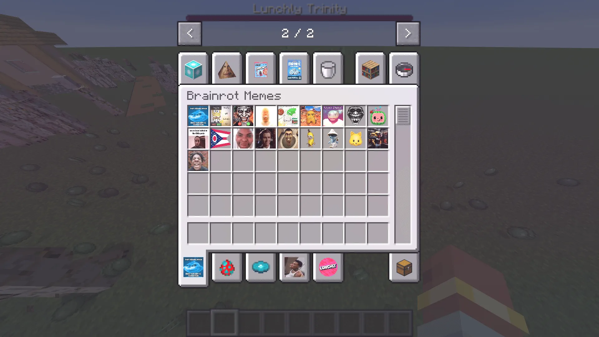 Brainrot+, Моды, Minecraft