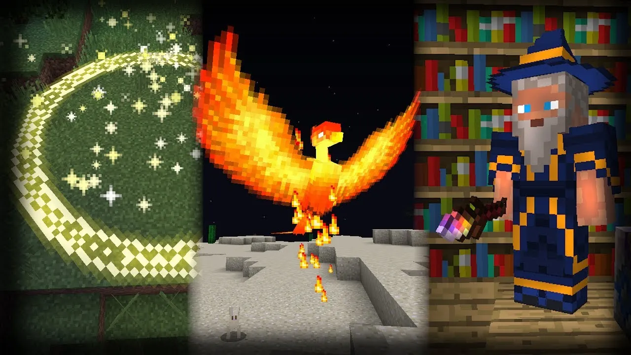 Wizardry and Mobs — скриншот 6 (Модпаки, Minecraft)