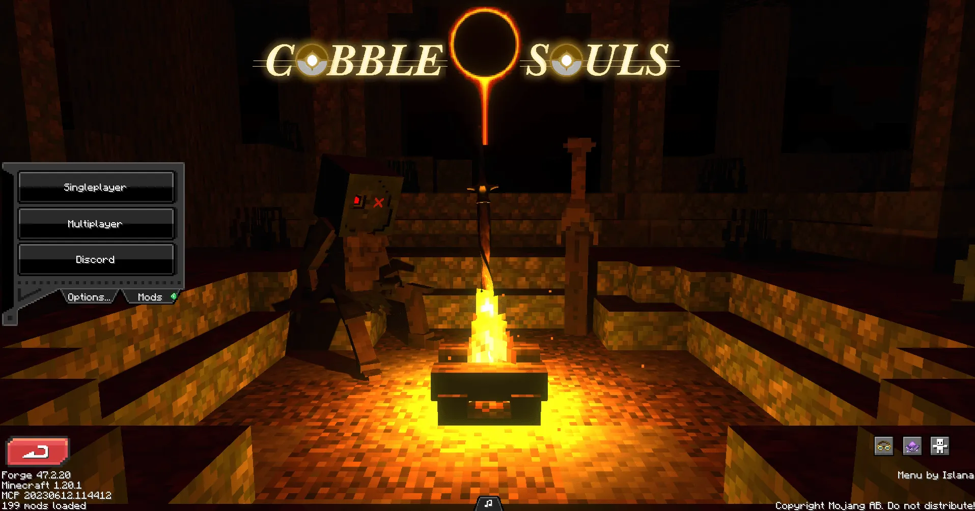Cobble Souls  - With Optional Nuzlocke Mode, Модпаки, Minecraft