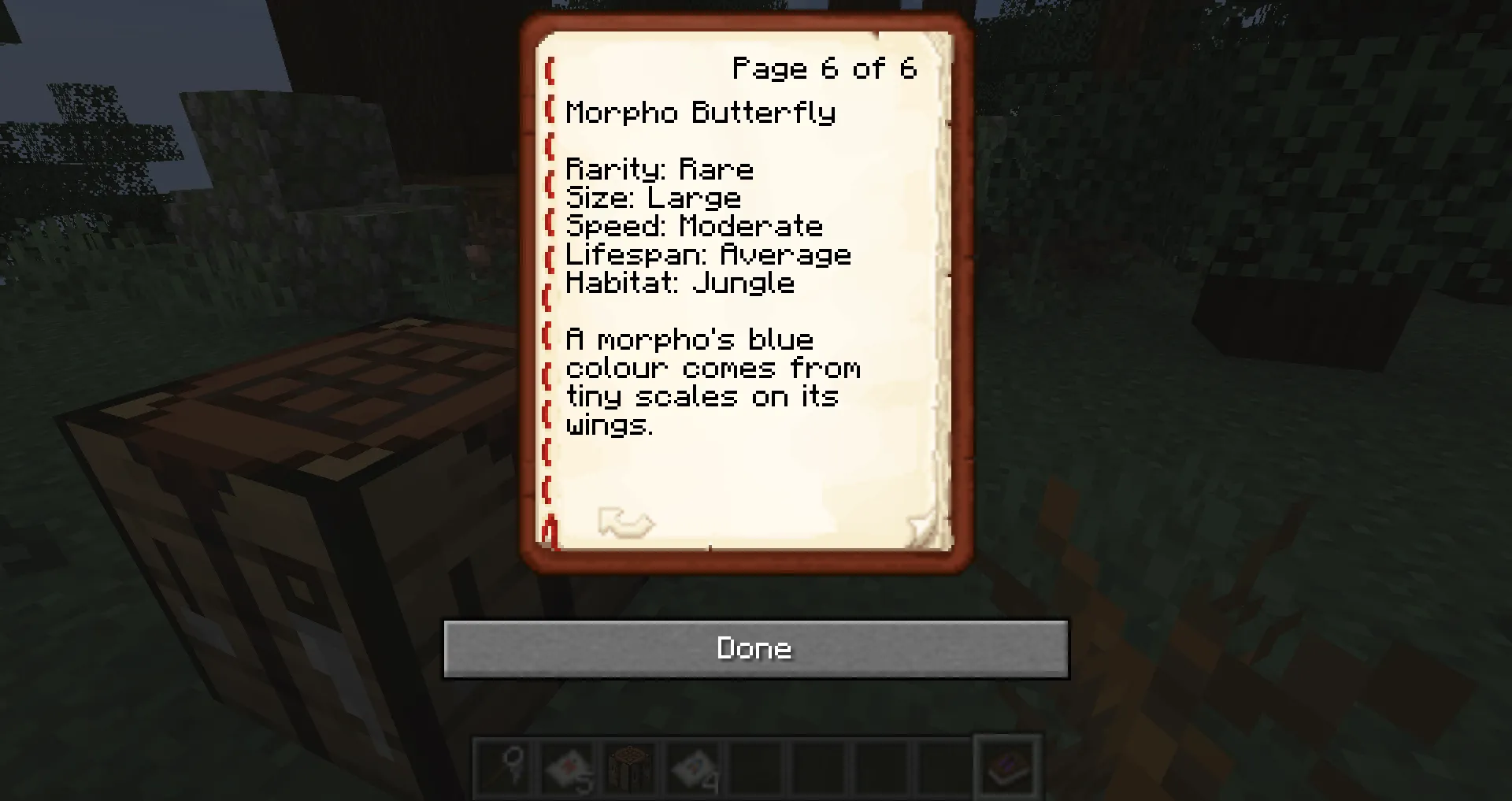 Bok's Butterflies — скриншот 1 (Моды, Minecraft)
