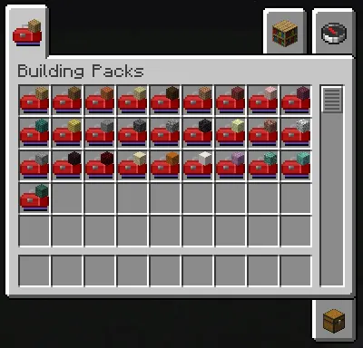 Building Packs, Моды, Minecraft