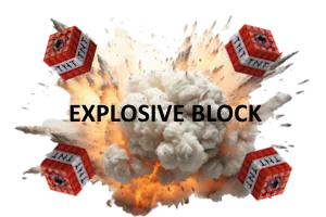 Explosive Block [Original] — скриншот 2 (Моды, Minecraft)