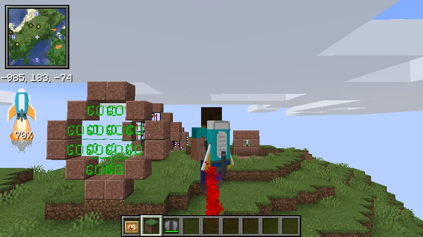 Sky Racers: Jetpack Edition — скриншот 1 (Моды, Minecraft)