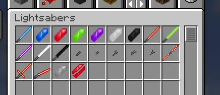 Lightsabers [Fabric], Моды, Minecraft