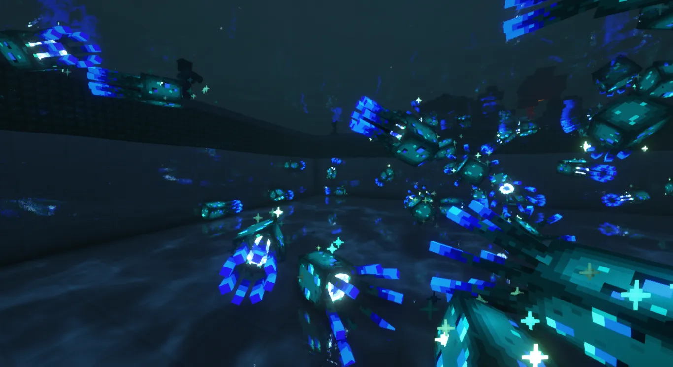 Spryzeen's Party glow squid — скриншот 6 (Текстуры, Minecraft)