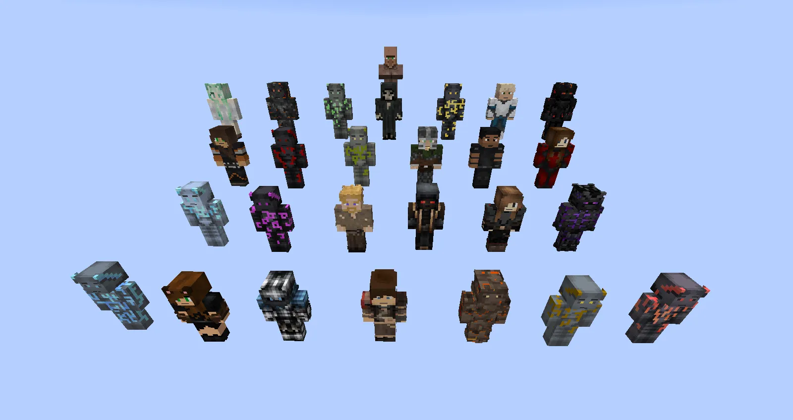 Songs of War Villagers — скриншот 6 (Текстуры, Minecraft)