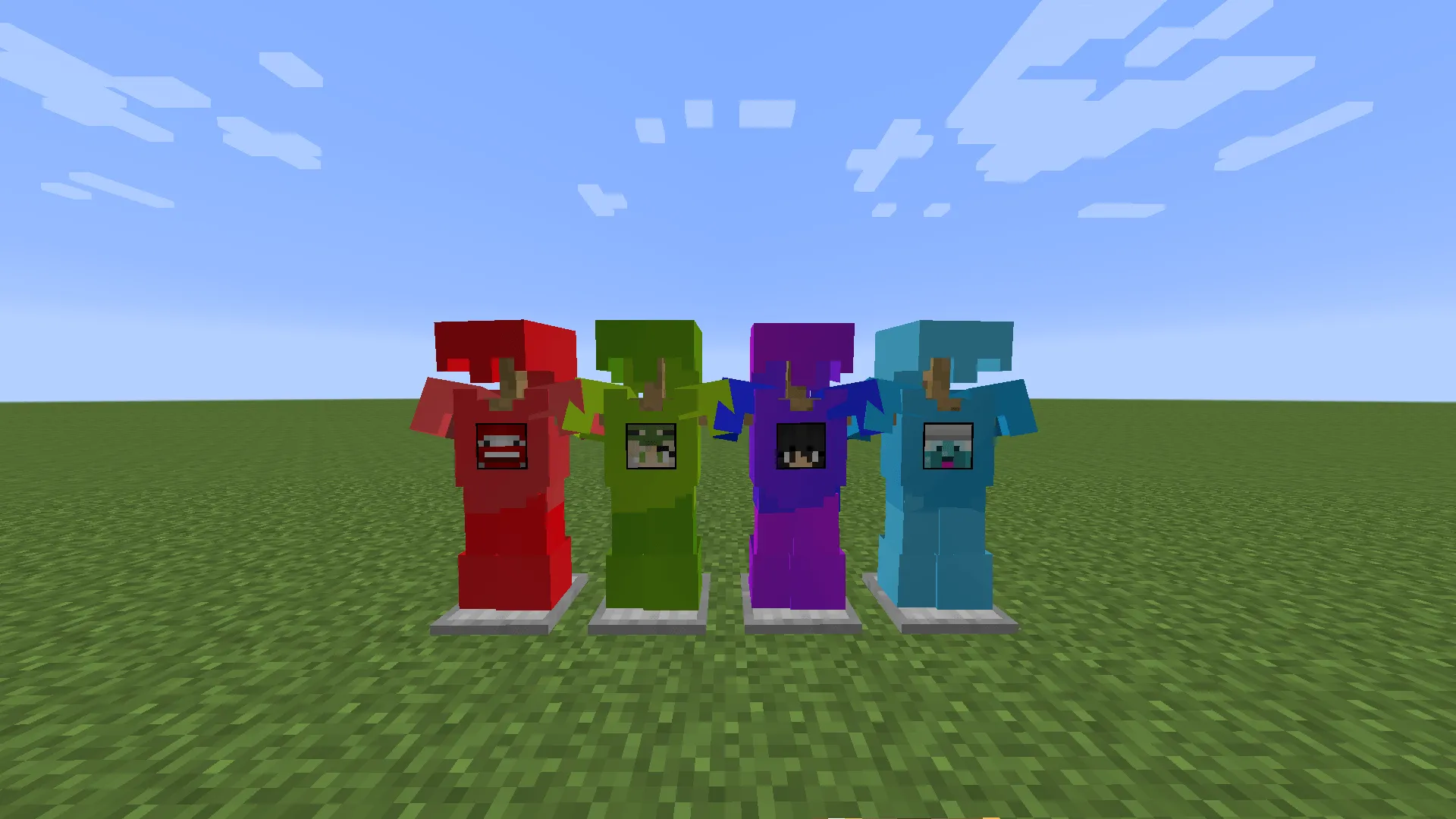 Lucky Block Anime, Кастомизации, Minecraft