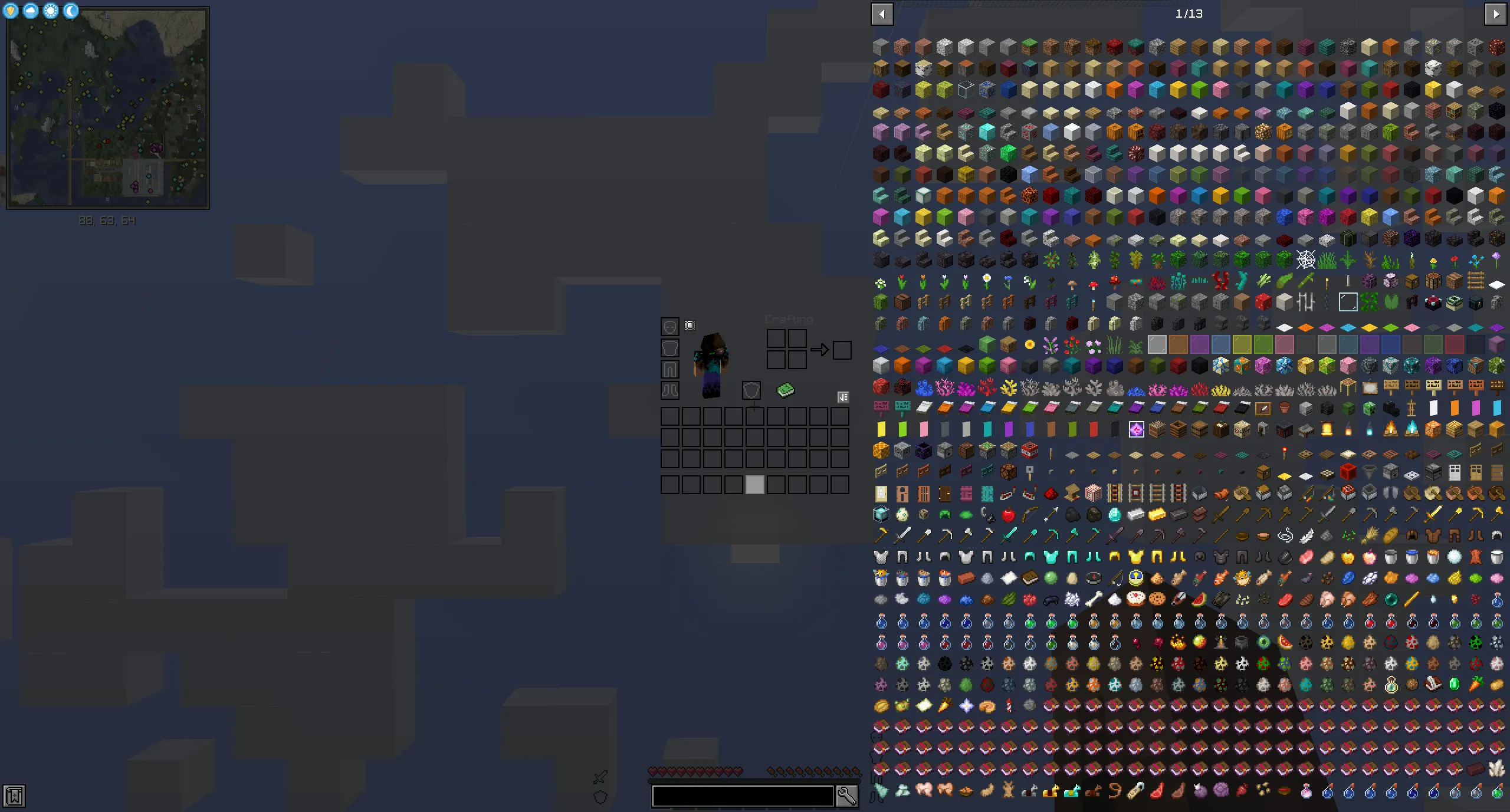Novialcraft Resource Pack - Dark Mode — скриншот 1 (Текстуры, Minecraft)