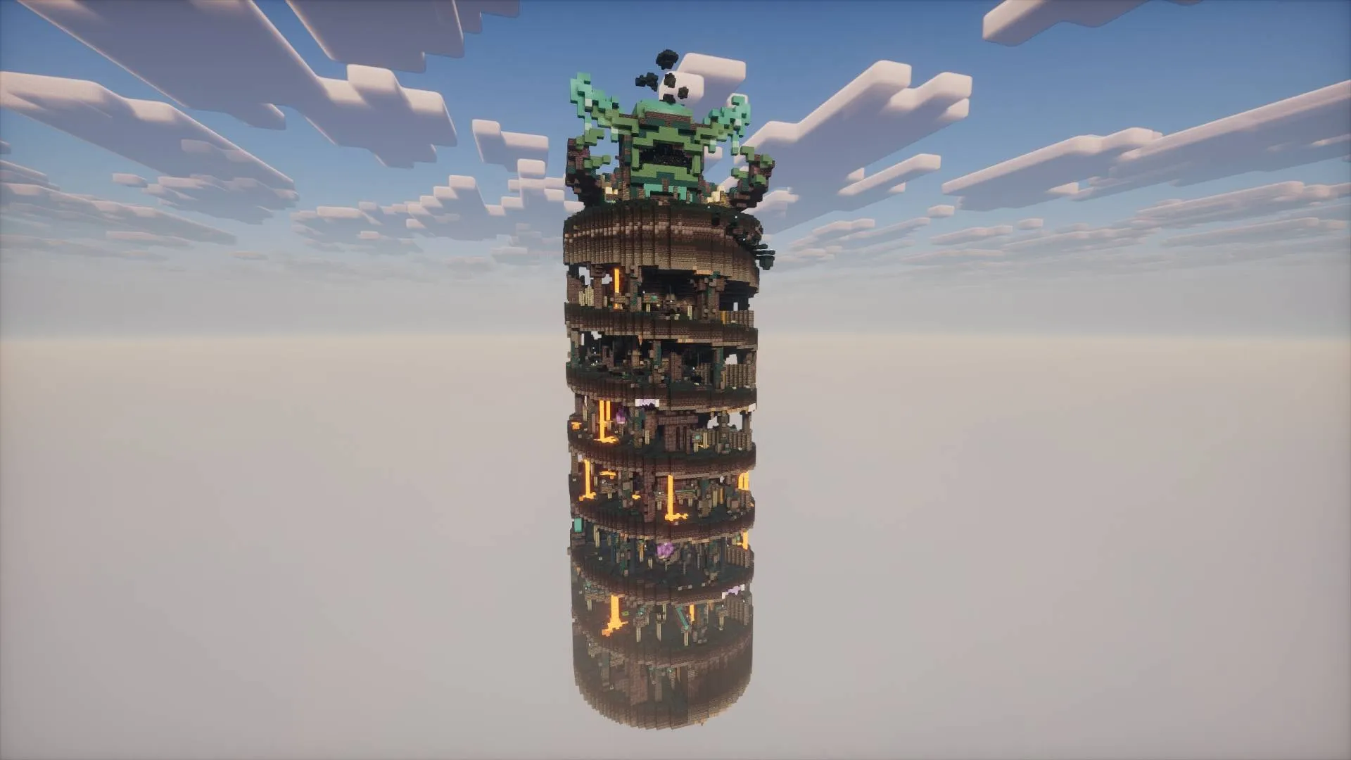 Warden Parkour, Карты, Minecraft