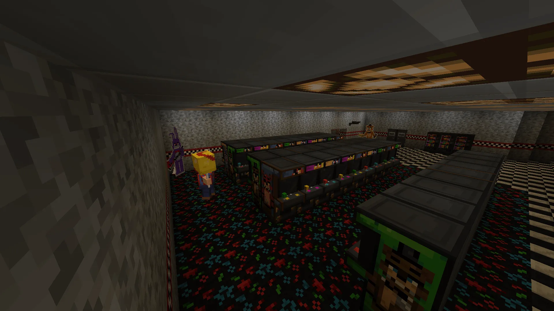 Fustona's custom FNAF Pizzeria — скриншот 4 (Карты, Minecraft)