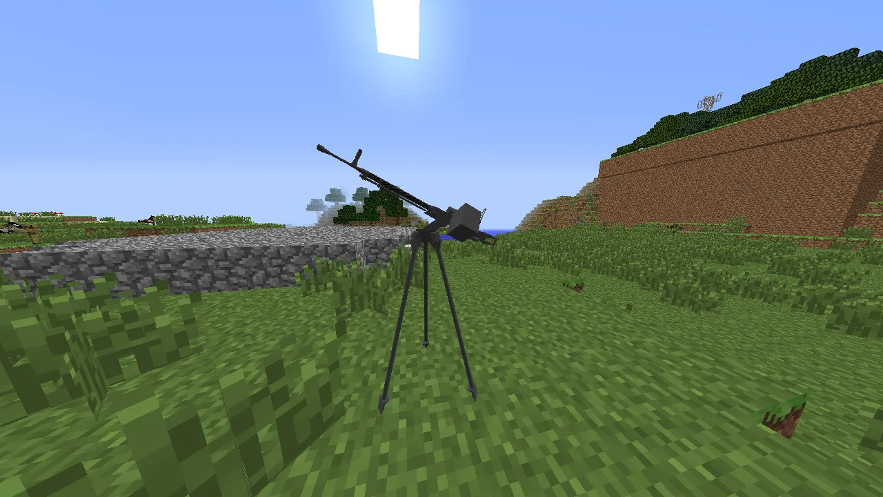 HandMadeGuns&VehicleModEX — скриншот 1 (Моды, Minecraft)