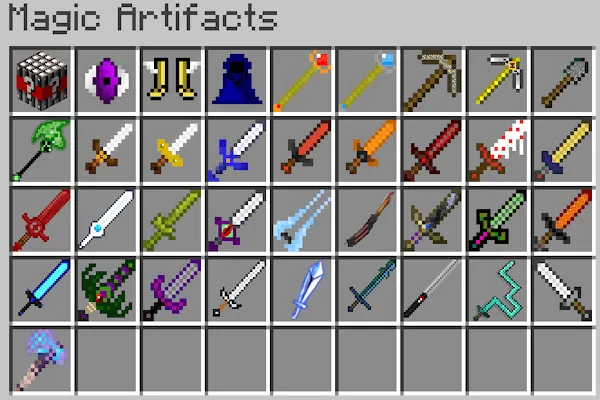 Ruby's Magic Weapons — скриншот 1 (Моды, Minecraft)