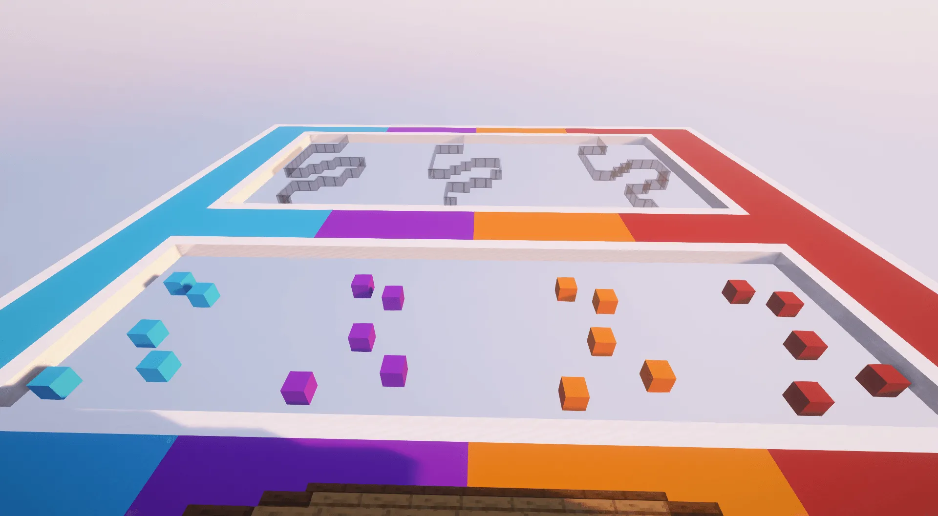 luckyblock race with checkpoints, Карты, Minecraft