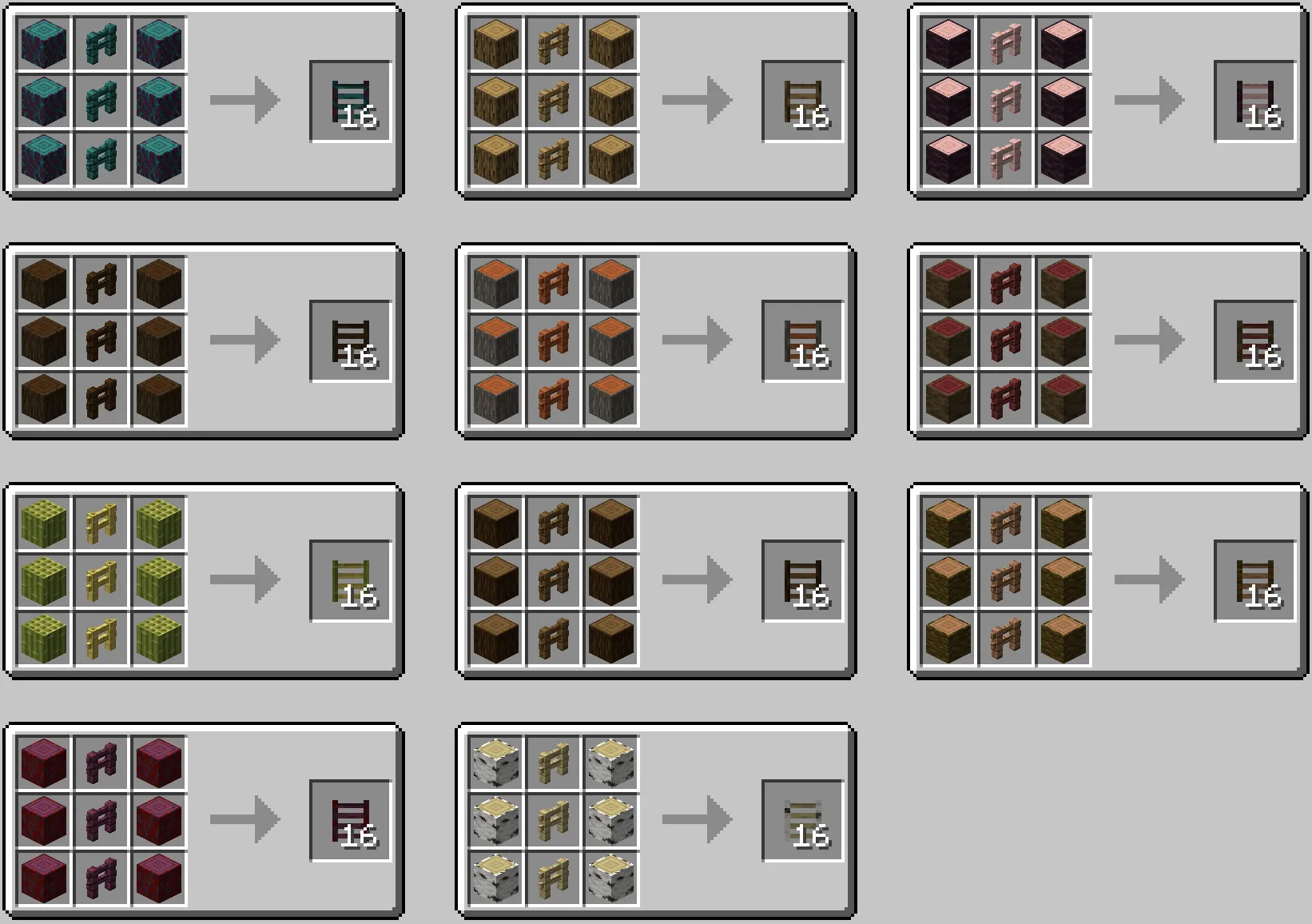 ZVX_Ladder, Моды, Minecraft