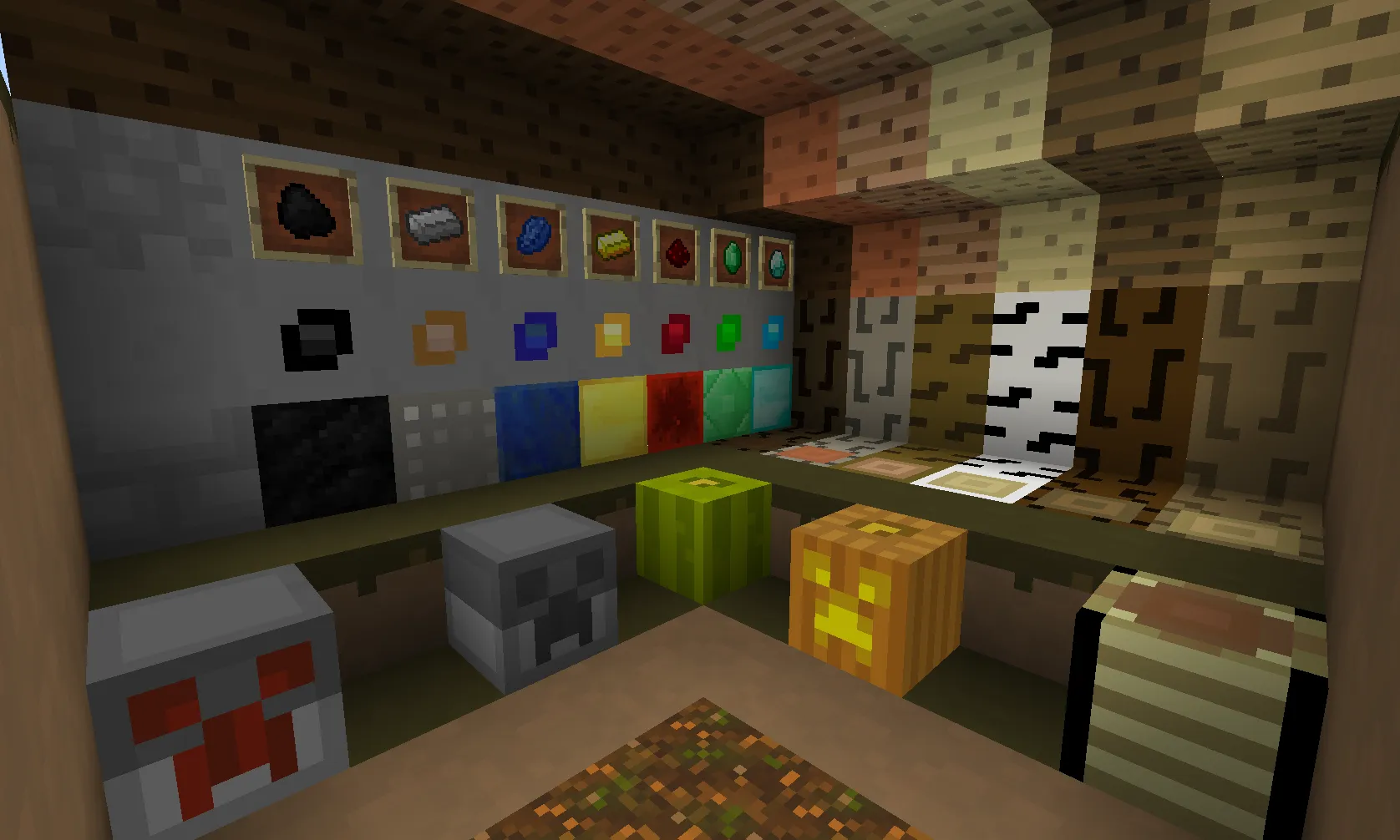 Sixty-4 Dots, Текстуры, Minecraft