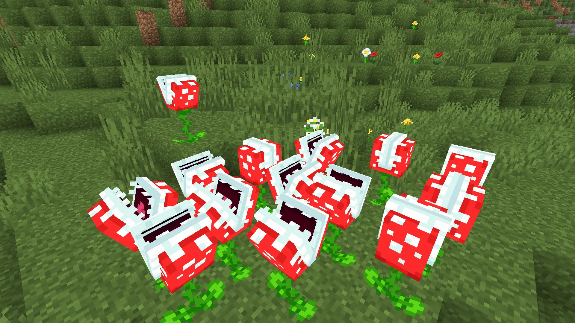 Piranha Pitcher Plants — скриншот 7 (Текстуры, Minecraft)