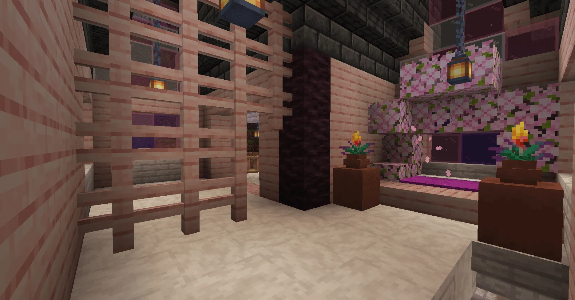 Cherry house, Карты, Minecraft